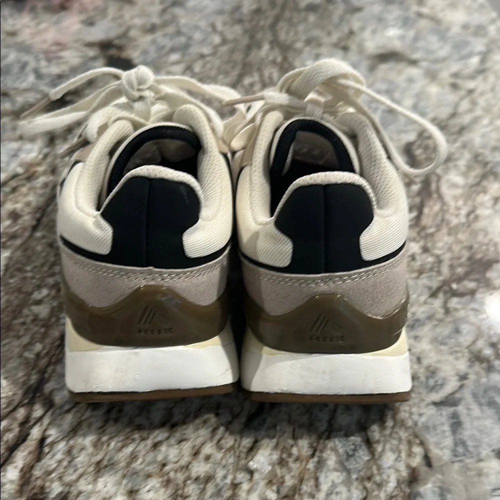 RBX Cream and Black Chunky Sneakers - Picture 4 of 4